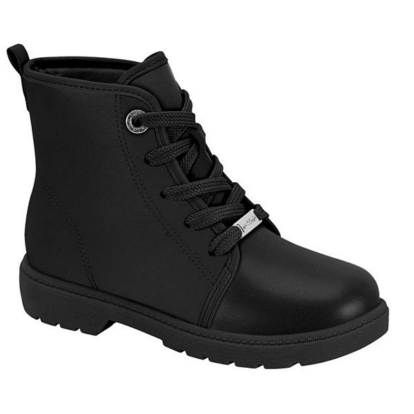 Bota Coturno Infantil Molekinha Berlim Milano- Preto