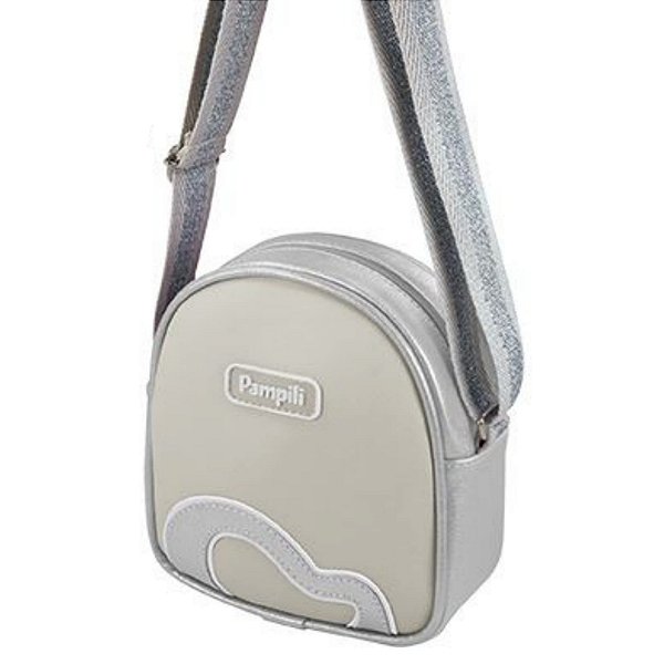 Bolsa Infantil Menina Pampili- Cinza/ Prata