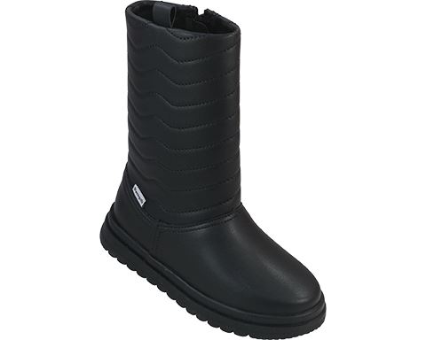 Bota Infantil Menina Pampili Flora- Preto/ Preto