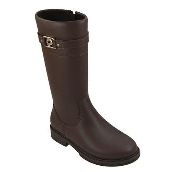 Bota Infantil Menina Pampili Safira Marrom