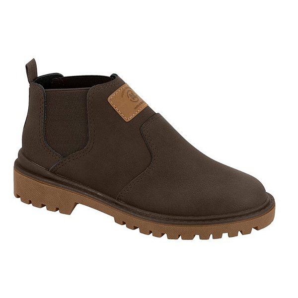 Botina Infantil Menino Molekinho Floter Neo- Café