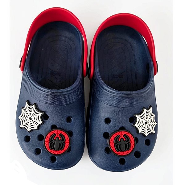 Babuche Infantil Menino Cross- Marinho/ Vermelho