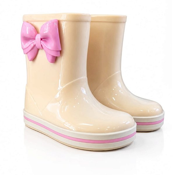 Galocha Infantil Menina Lua e Lua- OFF White