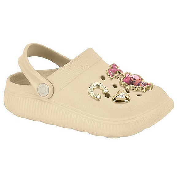 Babuche Infantil Menina Boiadera Molekinha- Creme