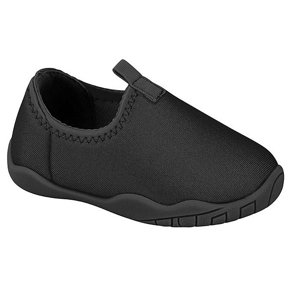 Tênis Infantil Menina Molekinha Baby Lycra- Preto/ Preto