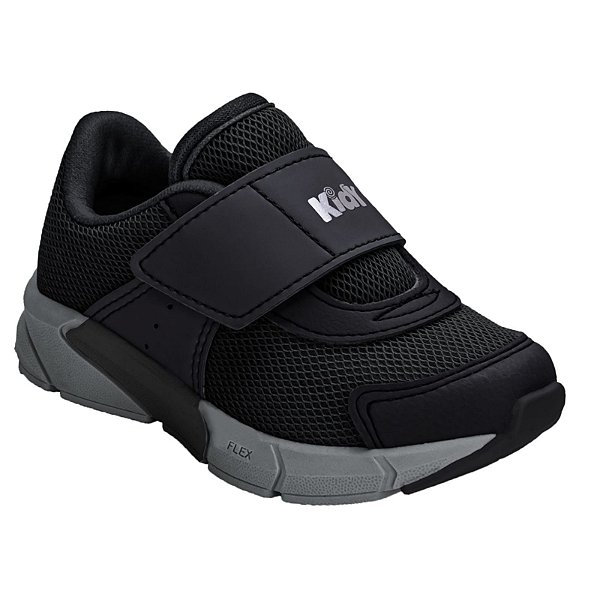 Tênis Infantil Menino Kidy Energy Baby- Preto/ Prata