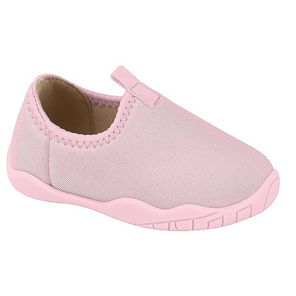 Tênis Infantil Menina Molekinha Baby Lycra- Rosa
