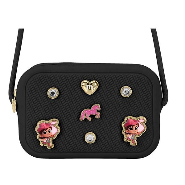 Bolsa Infantil Menina Cordão Boiadeira- Preto