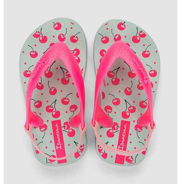 Chinelo Infantil Menina Ipanema Classic- Verde/ Rosa
