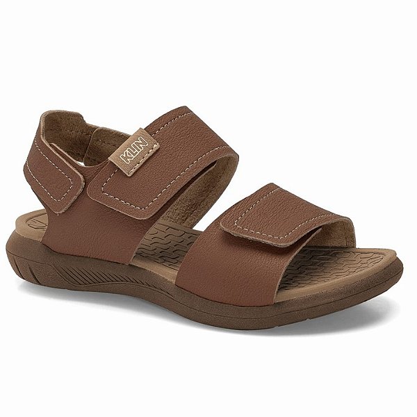 Sandália Infantil Menino Klin Urban- Caramelo/ Whisky