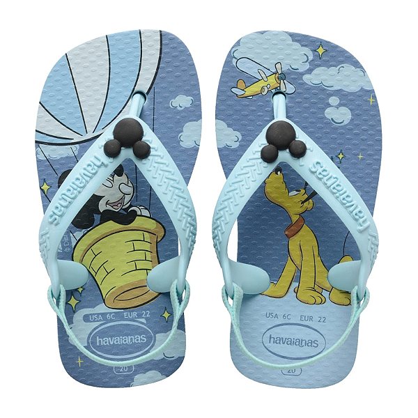 Chinelo Infantil Menino Havaianas New baby - Azul Maceio
