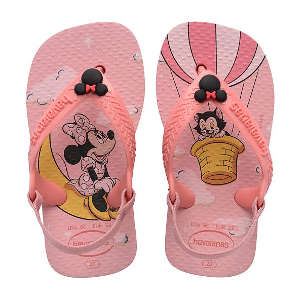 Chinelo Infantil Menina Havaianas New Baby- Manga Rosa