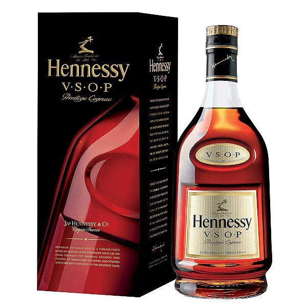 Cognac Hennessy V.S.O.P 700ml - Com Cartucho