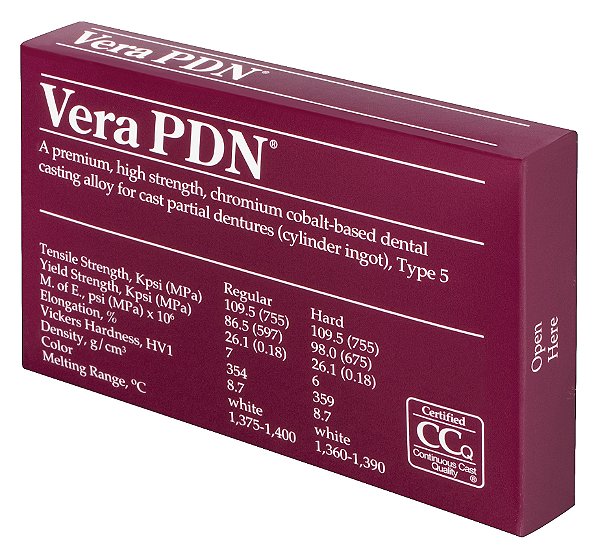 Liga Metálica CO-CR para PPR Vera PDN Premium 200g - Aalbadent