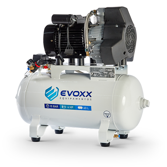 Compressor de Ar CAM 60L 4,0HP 7-10 BAR - 220V - Evoxx