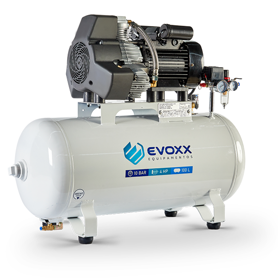 Compressor de Ar CAM 100L 4,0HP 7-10 BAR - 220V - Evoxx