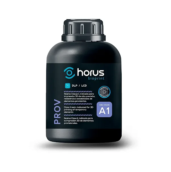 Resina 3D Bio Print Provisórios A1 - 250g - Horus