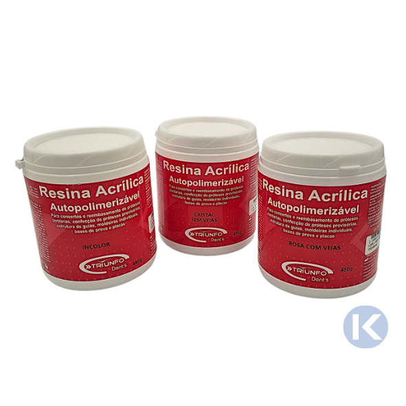 Resina Acrílica Autopolimerizável - 450g - Triunfo