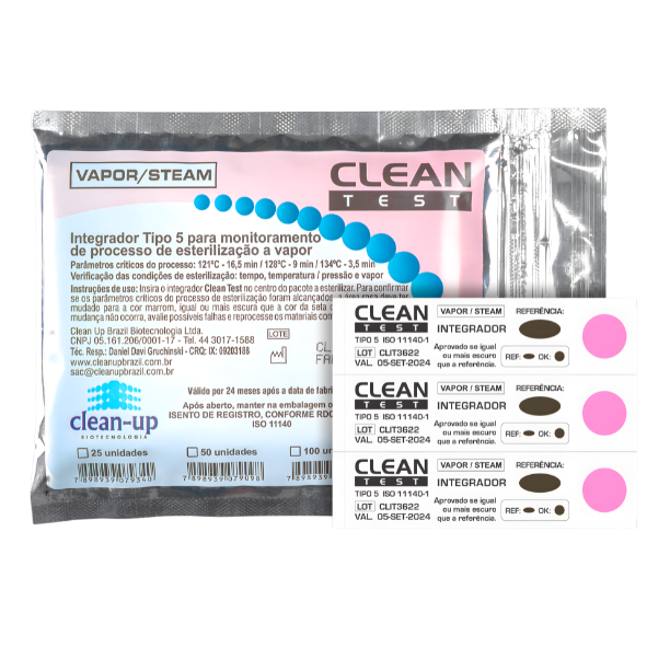 Integrador Químico Classe 5 Vapor - Clean Up