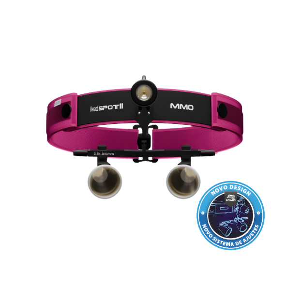 Fotóforo Head Spot II SE MMO — Lupa Binocular 3,5x com LED 6000K e Bateria Recarregável