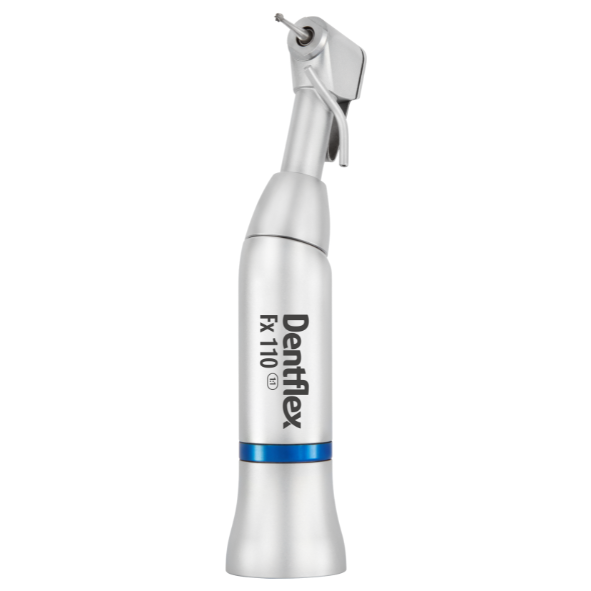 Contra Ângulo FX 110 Prime 1:1 com Trava Brocas Dentflex — Baixa Rotação Odontológico
