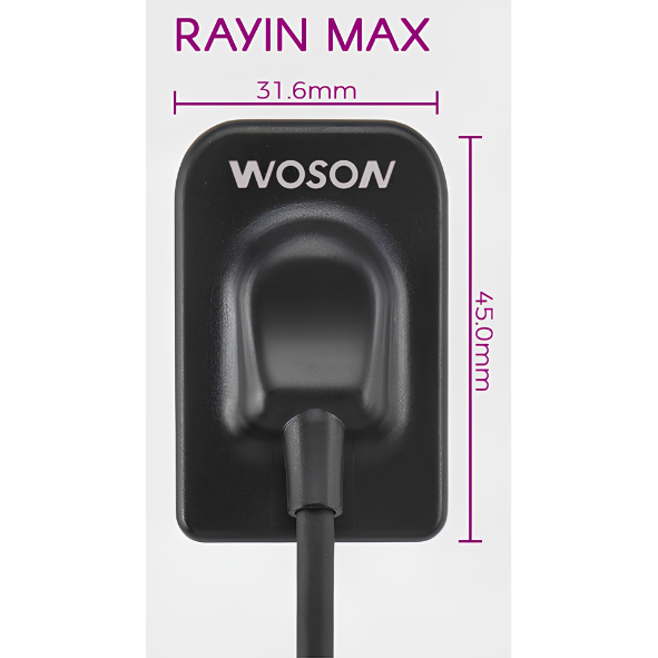 Sensor Intraoral Rayin MAX Tamanho 2.0 Woson | 25 Lp/mm | Área Ativa 26x36mm