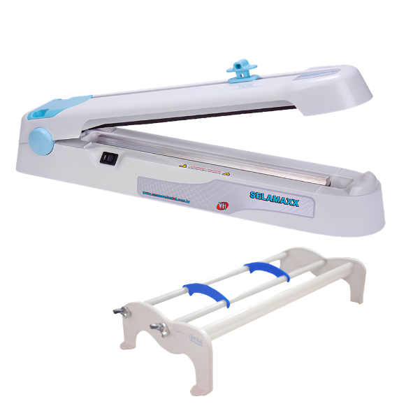 Seladora Odontológica Selamaxx 30cm com Guilhotina e Suporte de Rolo - Essence Dental