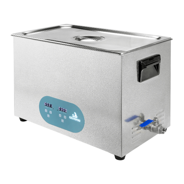 Lavadora Ultrassônica 38 Litros – Cuba em Aço Inox 40 kHz com Display Digital - Cristófoli
