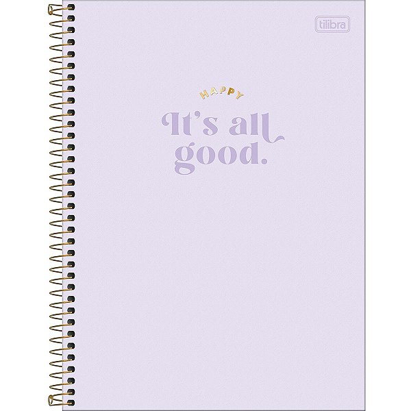 Caderno Universitário Happy 16M 256 folhas Tilibra