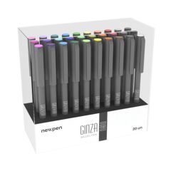Caneta Brush Ginza Nano Newpen Estojo 30 cores