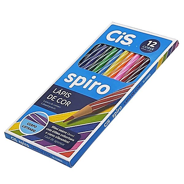 Lápis de Cor Cis Spiro 12 cores