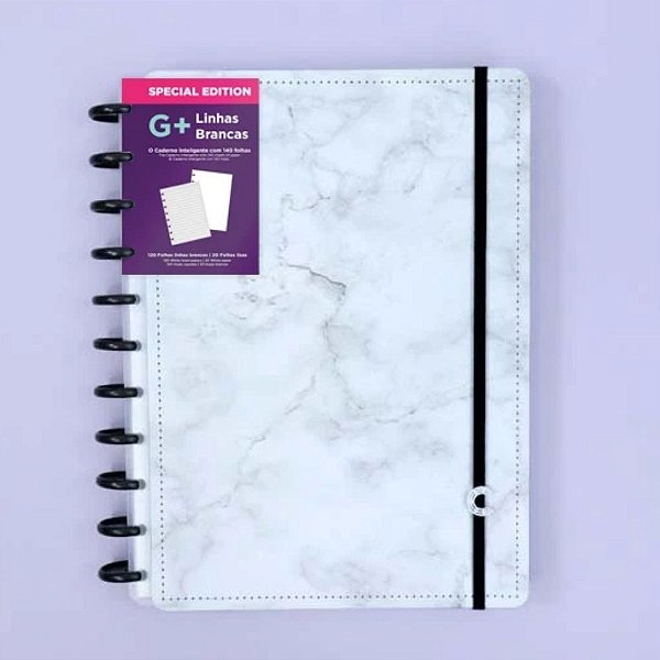 Caderno Inteligente G+ Linhas Brancas Bianco