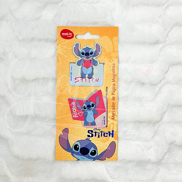 MARCADOR DE PAGINAS MAGNETICO STITCH C/2 UN MOLIN