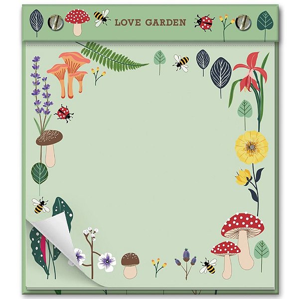 Bloco office pinos Love Garden 200 folhas Fina Ideia