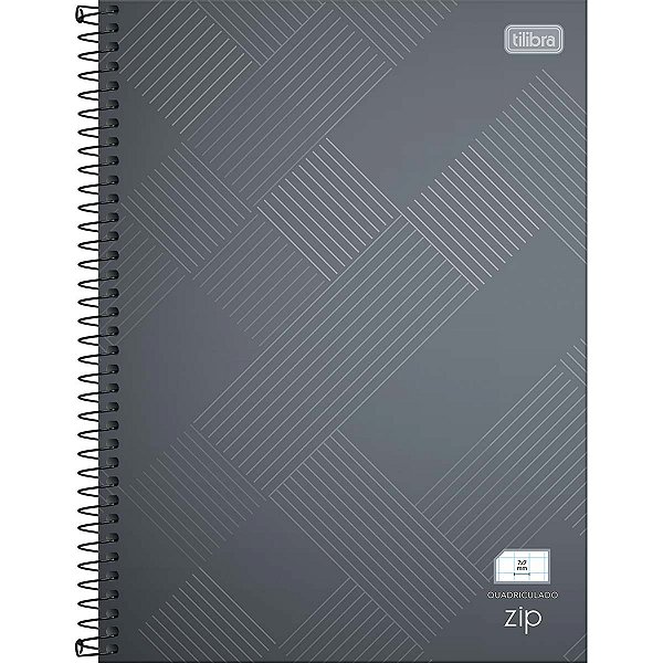 Caderno Quadriculado 7x7mm Universitário Zip Tilibra