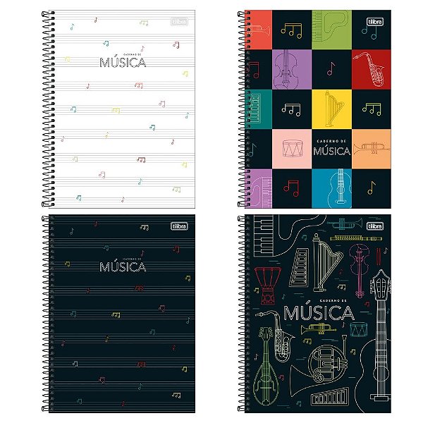 Caderno Música Universitário Tilibra