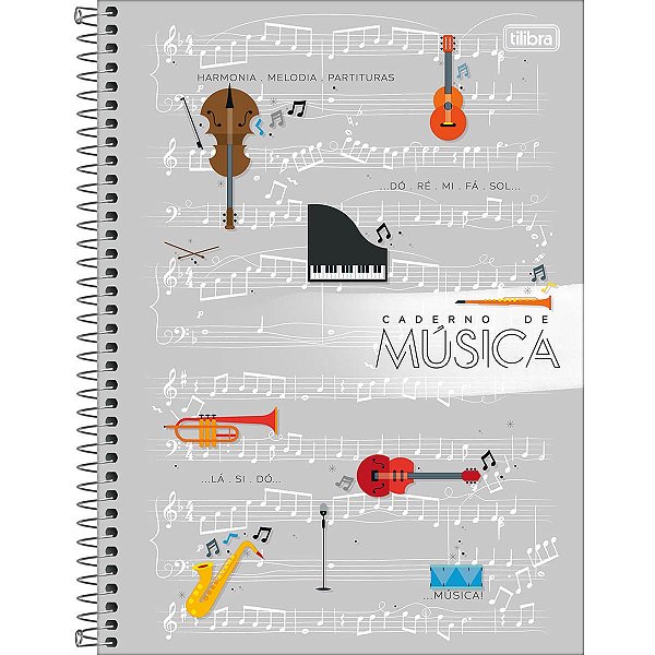 Caderno Música Universitário Tilibra