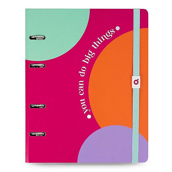 Caderno Argolado Ultra Color Match Summer Ótima Gráfica