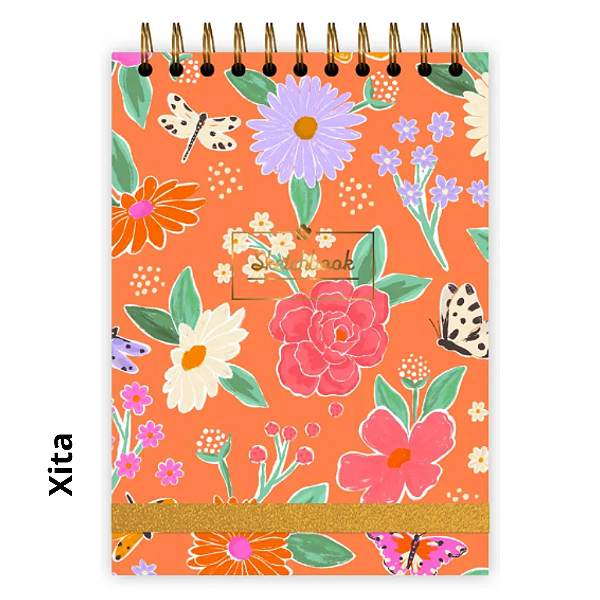 Caderno Sketchbook A5 90 folhas LUBI