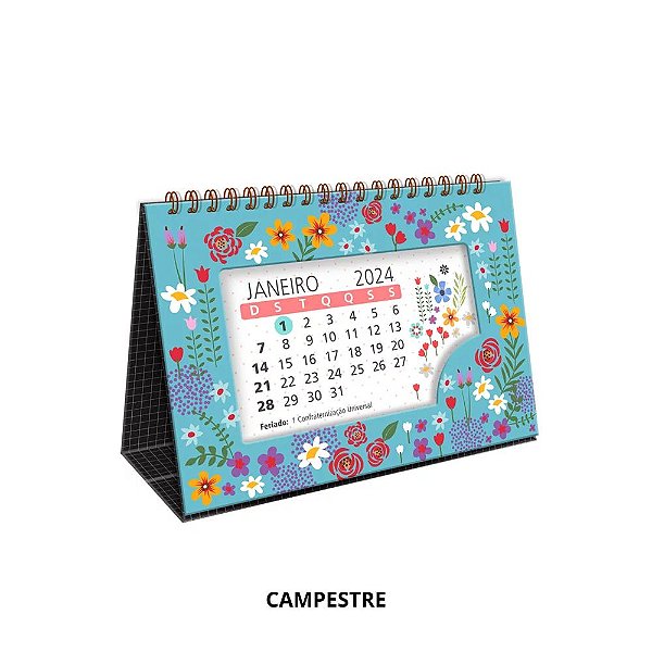 Já está disponível o meu CALENDÁRIO DE MESA 2024, com 12 desenhos que