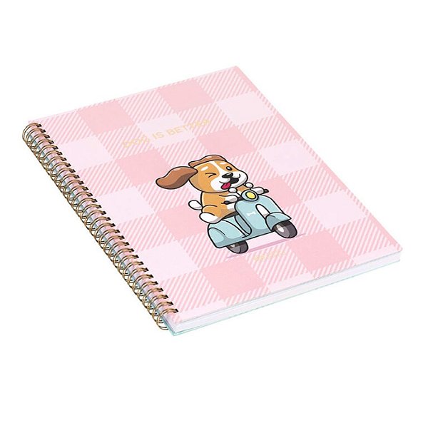 CADERNO UNIVERSITÁRIO 1M BEST FRIEND 80 FOLHAS BRW