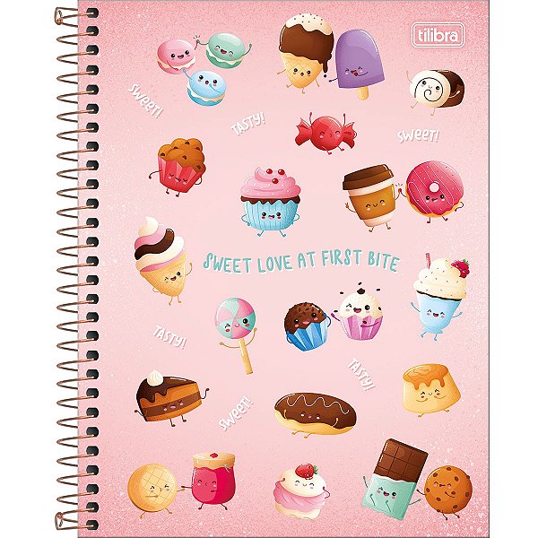 CADERNO COLEGIAL 10M TASTE 160F TILIBRA