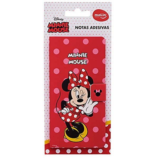 CADERNINHO DE BLOCO NOTAS ADESIVAS MINNIE MOLIN