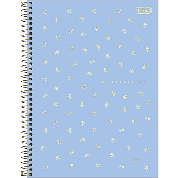 CADERNO UNIVERSITARIO 1M CAPA PLÁSTICA BE CONNECT 80FLS TILIBRA