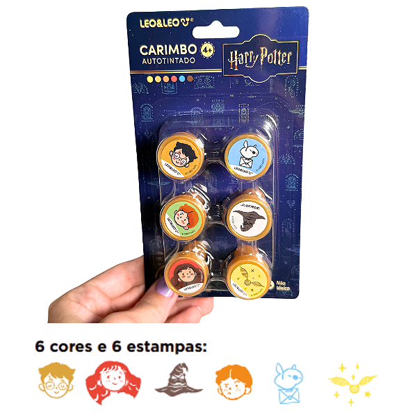 CARIMBO DECORADO HARRY POTTER C/6 UND LEONORA