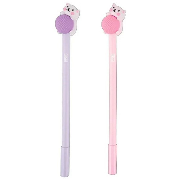 CANETA GEL PURFECT CATS 0.5MM TINTA PRETA TILIBRA