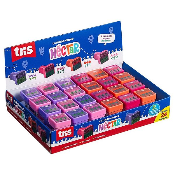 CARIMBO DUPLO AUTOTINTADO NECTAR TRIS 906670