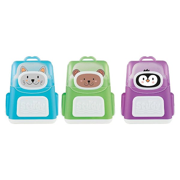 Apontador Duplo Com Borracha Mochila TRIS 906892