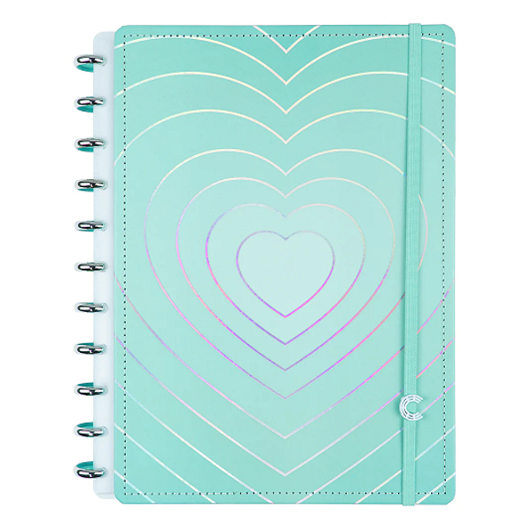 CADERNO INTELIGENTE TURQUOISE LOVE