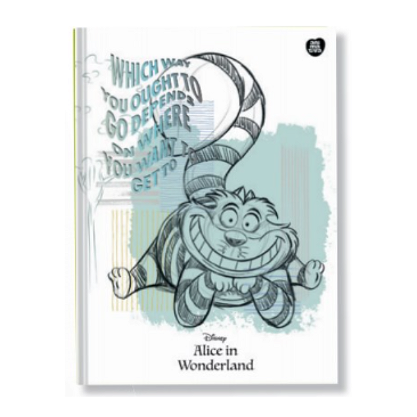 CADERNO COLEGIAL BROCHURA 160F ALICE ANIMATIVA